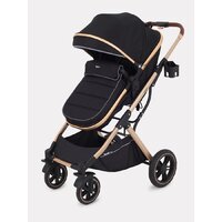 Универсальная коляска Rant Basic Pulsar Gold RA160 (2 в 1, black) - Изображение №8 — Chaika Market