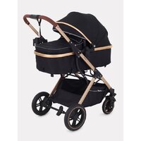 Универсальная коляска Rant Basic Pulsar Gold RA160 (2 в 1, black) - Изображение №3 — Chaika Market