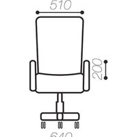 Офисное кресло Brabix Galaxy EX-519 (черный/терракотовый) - Изображение №11 — Chaika Market
