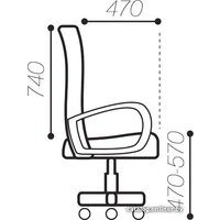 Офисное кресло Brabix Galaxy EX-519 (черный/терракотовый) - Изображение №12 — Chaika Market