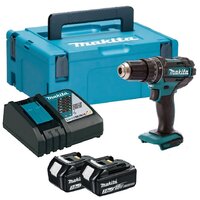 Ударная дрель-шуруповерт Makita DHP482RFJ (с 2-мя АКБ, кейс) — Chaika Market