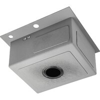 Кухонная мойка Saniteco 5045 Nano + Spike F9S07000 (хром, с сифоном, дозатором и коландером) - Изображение №5 — Chaika Market