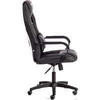 Игровое (геймерское) кресло TetChair Driver (иск. кожа/ткань, черный/черный) - Изображение №2 — Chaika Market