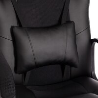 Игровое (геймерское) кресло TetChair Driver (иск. кожа/ткань, черный/черный) - Изображение №9 — Chaika Market