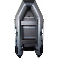 Моторная лодка Vivax Т280 с полом-книгой (с килем, серый/черный) — Chaika Market