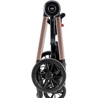 Универсальная коляска CAM Avant (2 в 1, розовый/черный/рама розовое золото) - Изображение №4 — Chaika Market