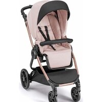 Универсальная коляска CAM Avant (2 в 1, розовый/черный/рама розовое золото) - Изображение №3 — Chaika Market