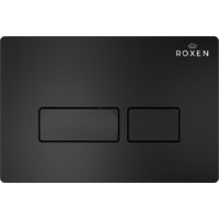 Унитаз подвесной Roxen Cube One Rimless 6 в 1 StounFix Dual Fresh 579341 (кнопка: черный матовый) - Изображение №18 — Chaika Market