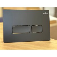 Унитаз подвесной Roxen Cube One Rimless 6 в 1 StounFix Dual Fresh 579341 (кнопка: черный матовый) - Изображение №16 — Chaika Market