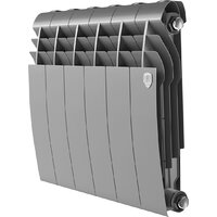 Биметаллический радиатор Royal Thermo Biliner B 350 Серебристый - 6 секций — Chaika Market