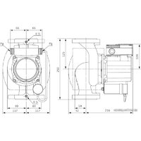 Циркуляционный насос Wilo TOP-S 40/10 (1~230 V, PN 6/10) - Изображение №3 — Chaika Market