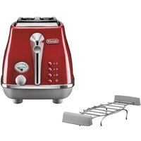 Тостер DeLonghi Icona Capitals CTOC2103.R - Изображение №2 — Chaika Market