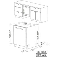 Встраиваемая посудомоечная машина Kernau KDI 6753 - Изображение №5 — Chaika Market