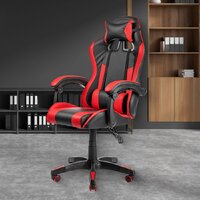 Офисное кресло Mio Tesoro Викинг (черный/красный) - Изображение №6 — Chaika Market