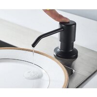 Кухонная мойка БелЭворс New Lux R + смеситель W74004-2 + дозатор L405F (черный) - Изображение №6 — Chaika Market