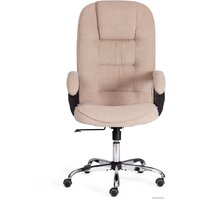Офисное кресло TetChair СН9944 флок/хром (бежевый) - Изображение №17 — Chaika Market