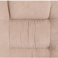 Офисное кресло TetChair СН9944 флок/хром (бежевый) - Изображение №9 — Chaika Market