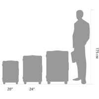 Чемодан-спиннер 90 Ninetygo Rhine Pro Luggage 28 (розовый) - Изображение №15 — Chaika Market