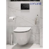 Унитаз подвесной Cersanit City Smart CO DPL EO Slim (с кнопкой Twins 64117 стекло черное) - Изображение №17 — Chaika Market