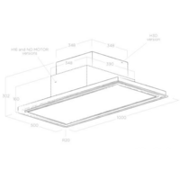 Кухонная вытяжка Elica Skydome No Motor A/100 - Изображение №5 — Chaika Market