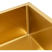 Кухонная мойка ARFEKA ECO AR 550*450 GOLD PVD NANO - Изображение №6 — Chaika Market