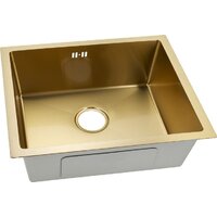 Кухонная мойка ARFEKA ECO AR 550*450 GOLD PVD NANO - Изображение №5 — Chaika Market