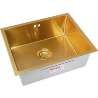 Кухонная мойка ARFEKA ECO AR 550*450 GOLD PVD NANO — Chaika Market
