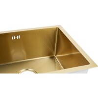 Кухонная мойка ARFEKA ECO AR 550*450 GOLD PVD NANO - Изображение №4 — Chaika Market