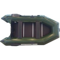 Моторная лодка Vivax Т300 с полом-книгой (с килем, серый/черный) — Chaika Market