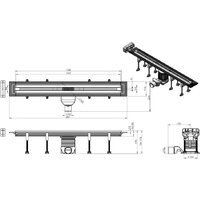 Трап/канал Roxen Razor 910100 - Изображение №8 — Chaika Market