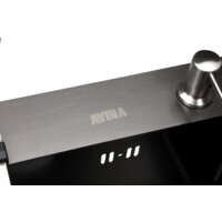 Кухонная мойка Avina HM5045 PVD (графит) - Изображение №7 — Chaika Market