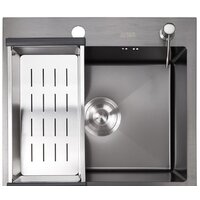 Кухонная мойка Avina HM5045 PVD (графит) - Изображение №2 — Chaika Market