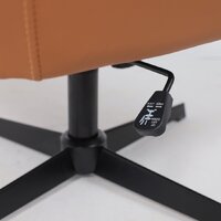 Офисное кресло AksHome Hudson (экокожа, охра PU-17/черный) - Изображение №14 — Chaika Market