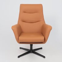 Офисное кресло AksHome Hudson (экокожа, охра PU-17/черный) - Изображение №4 — Chaika Market