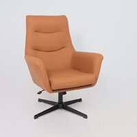 Офисное кресло AksHome Hudson (экокожа, охра PU-17/черный) - Изображение №15 — Chaika Market