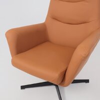 Офисное кресло AksHome Hudson (экокожа, охра PU-17/черный) - Изображение №12 — Chaika Market