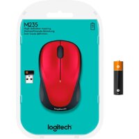 Мышь Logitech M235 Wireless Mouse (красный) [910-002496] - Изображение №6 — Chaika Market