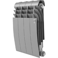 Биметаллический радиатор Royal Thermo Biliner B 350 Серебристый - 4 секций — Chaika Market