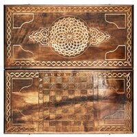 Шашки/нарды Mkhitaryan Армянский узор 1 DM031 - Изображение №3 — Chaika Market