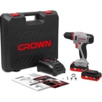 Дрель-шуруповерт Crown CT21081H-2 BMC (c 2-мя АКБ, кейс) - Изображение №2 — Chaika Market