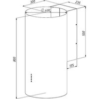 Кухонная вытяжка Akpo Balmera ll WK-10 (золото) - Изображение №5 — Chaika Market