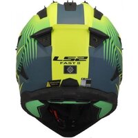 Мотошлем LS2 MX708 Fast II Duck (L, Green H-V Yellow) - Изображение №3 — Chaika Market