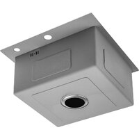 Кухонная мойка Saniteco 4848 + Spike F9S07000 (хром, с сифоном, дозатором и коландером) - Изображение №5 — Chaika Market
