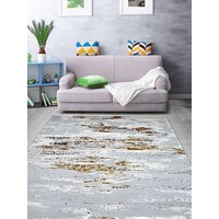 Ковер для жилой комнаты Mafy 5783 Vizaja 240x340 MF-00354 (серый/желтый) - Изображение №5 — Chaika Market