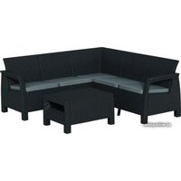 Набор садовой мебели Curver Corfu Relax set (графит/светло-серый) [227816] — Chaika Market