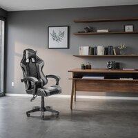 Офисное кресло Mio Tesoro Викинг AF-C5208 (черный/серый) - Изображение №7 — Chaika Market