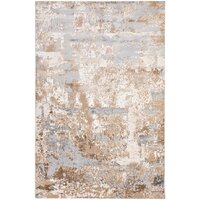 Ковер для жилой комнаты Radjab Carpet Бьянка Прямоугольник D056A 7667RK-B (1.6x3, Cream Shirink/Vizon Fdy) — Chaika Market