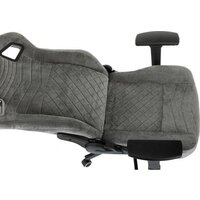 Игровое (геймерское) кресло Brave Screamer (серый) - Изображение №6 — Chaika Market