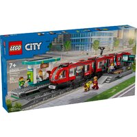 Конструктор LEGO City 60423 Трамвай и станция в центре города — Chaika Market