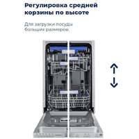 Встраиваемая посудомоечная машина MAUNFELD MLP-08PRO - Изображение №33 — Chaika Market